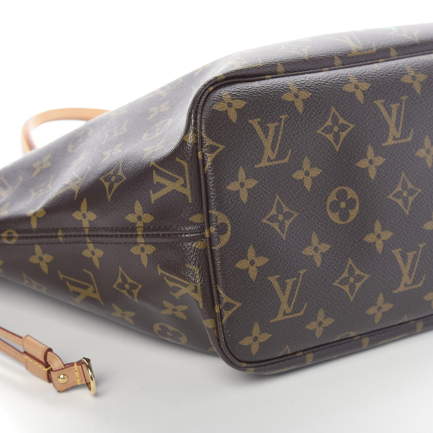 Monogram V Neverfull MM Turquoise