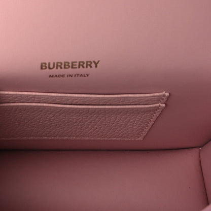 Burberry Grained Calfskin Mini TB Elongated Bag Dusty Pink 4 of 8