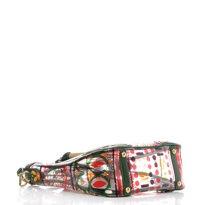 Prada Plexiglass Printed Shopping Tote Larice 6 of 11