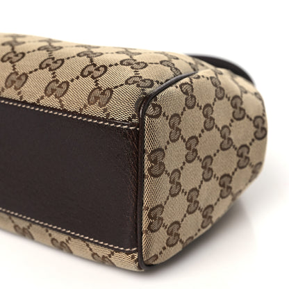 Gucci Monogram Medium Charmy Shoulder Bag Dark Brown 10 of 10