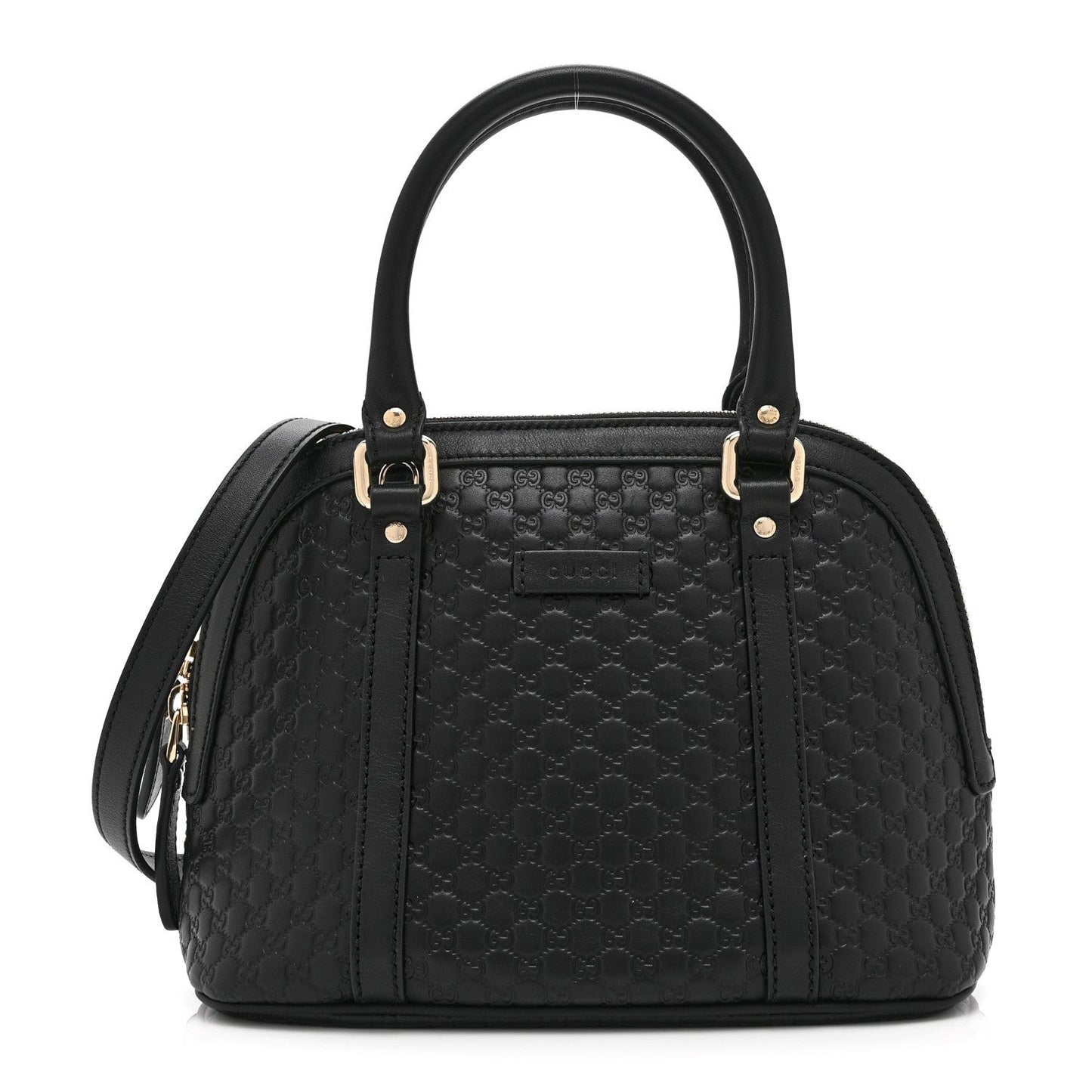 Microguccissima Mini Dome Bag Black