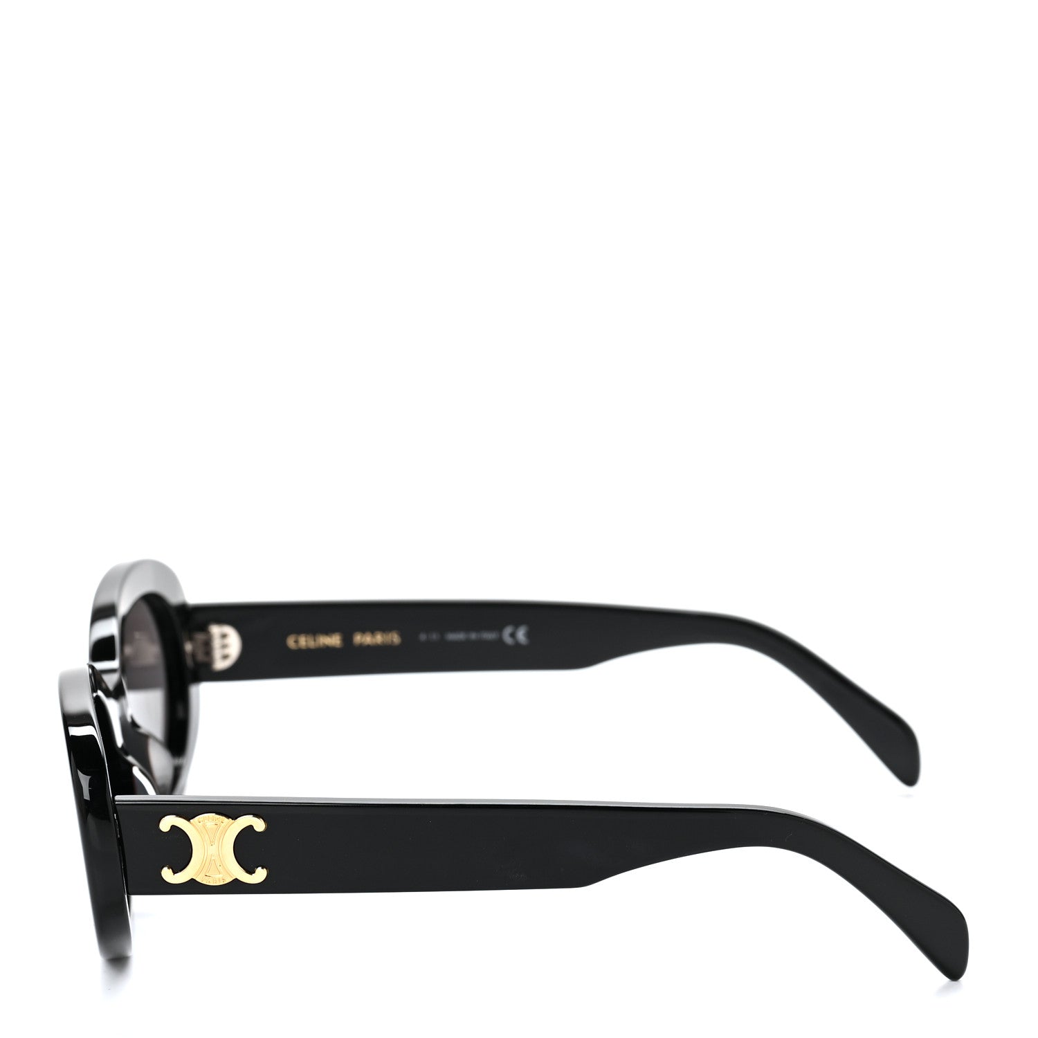 Celine Acetate Triomphe 01 Sunglasses CL 40194U Black 3 of 6