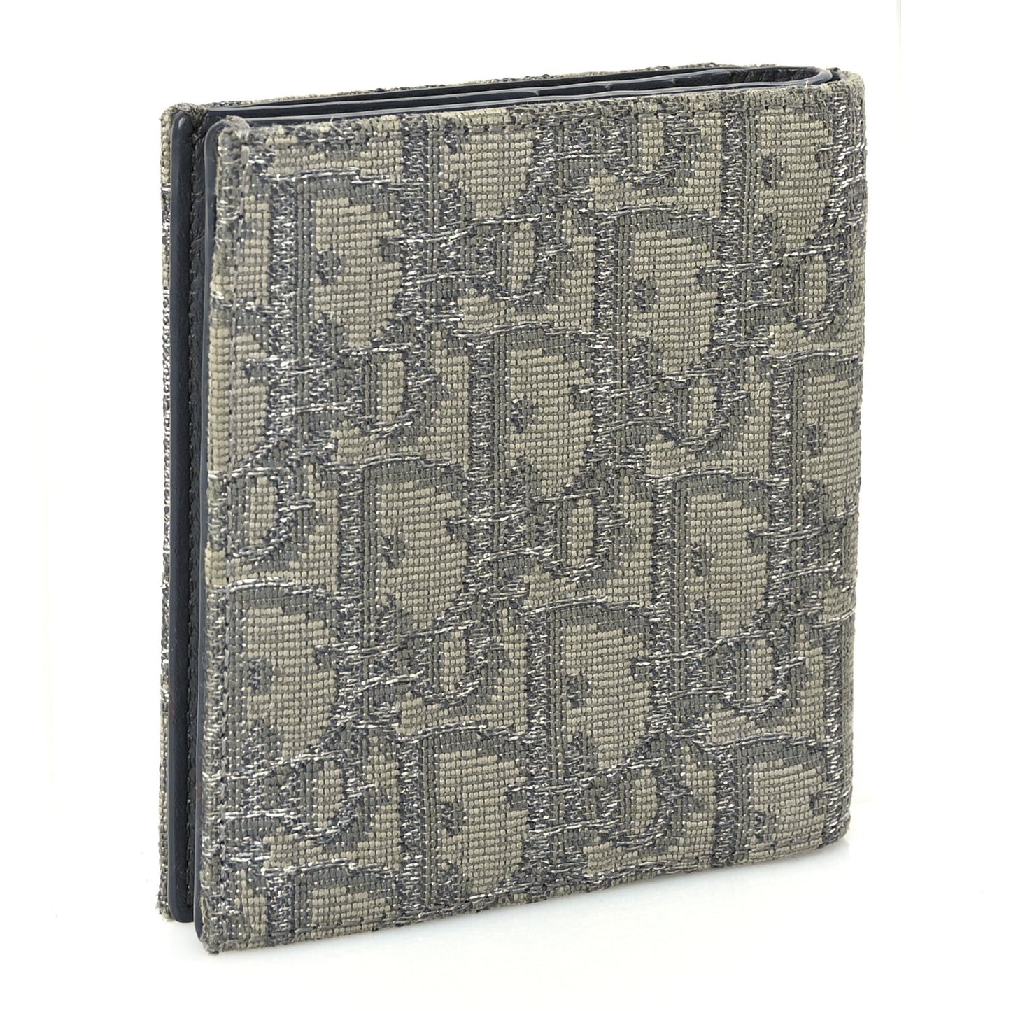 Oblique Bi-Fold Card Holder Grey