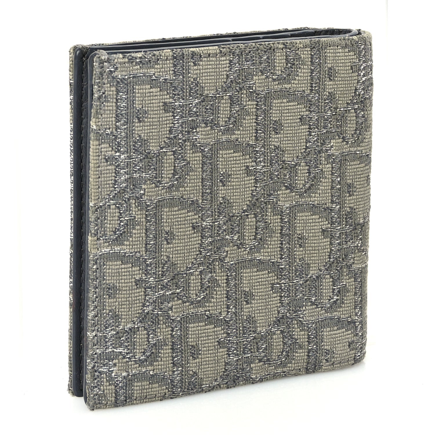Christian Dior Oblique Bi-Fold Card Holder Grey 3 of 7