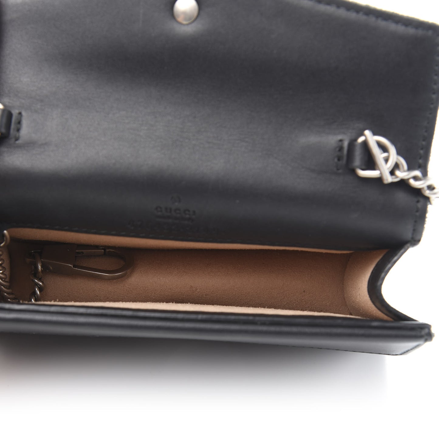 Velvet Super Mini Dionysus Shoulder Bag Black