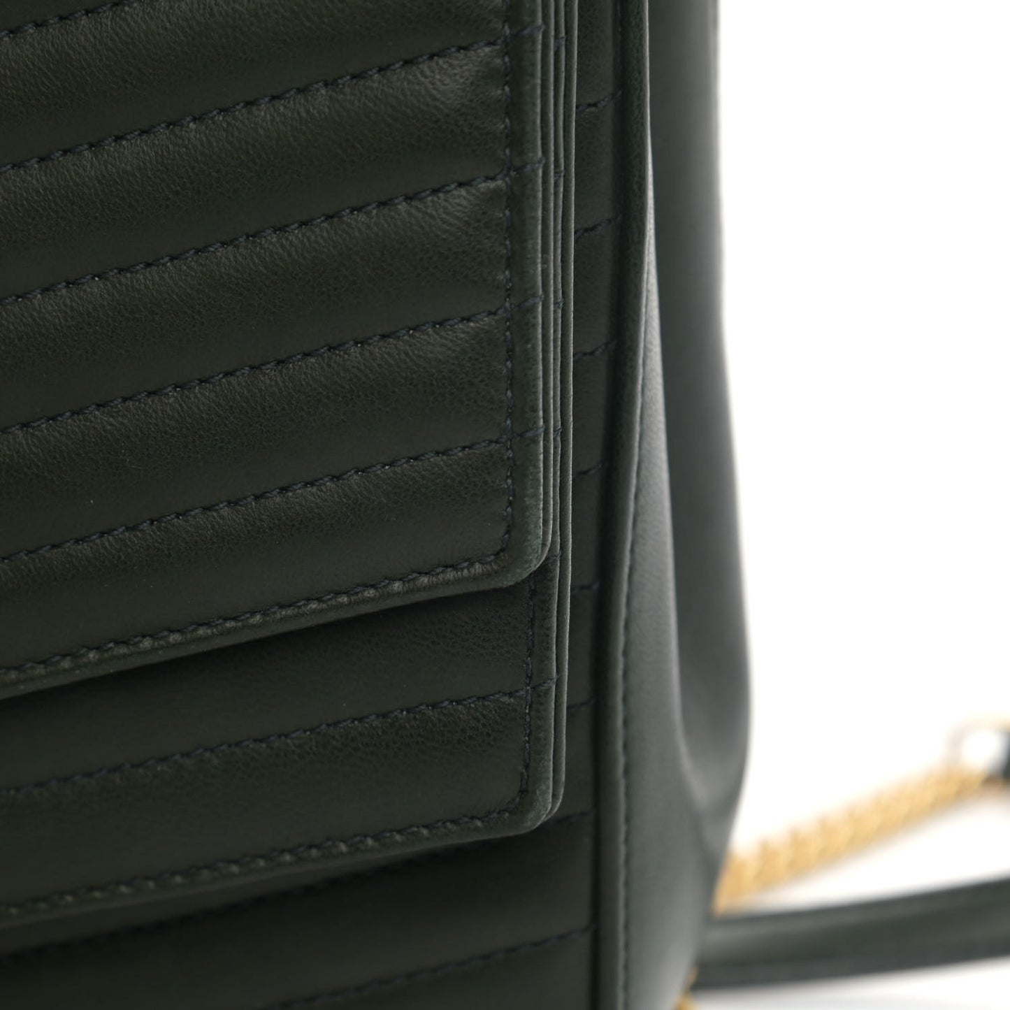 Lambskin Matelasse Chevron Monogram Medium Sulpice Bag Black