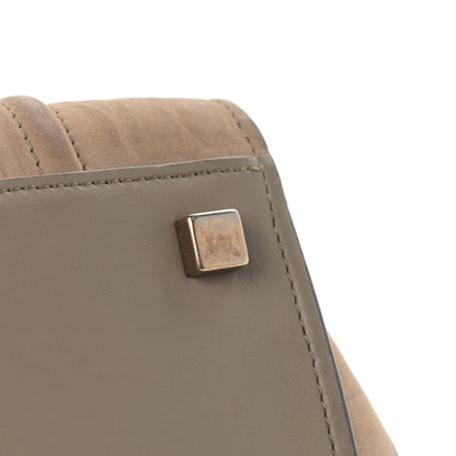 Celine Crocodile Embossed Nubuck Medium Phantom Luggage Beige 10 of 25