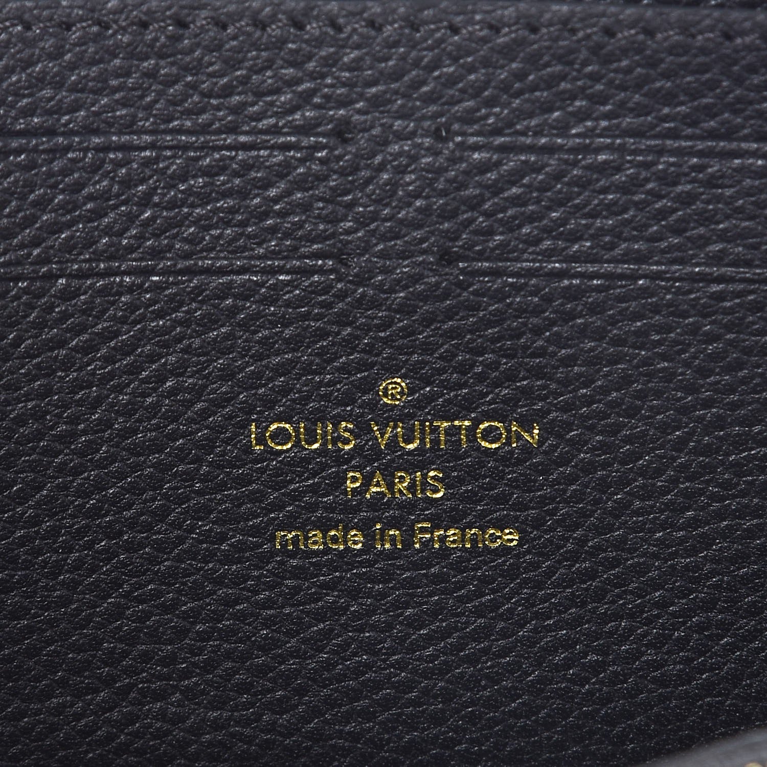 Louis Vuitton Empreinte Clemence Wallet Black 6 of 7