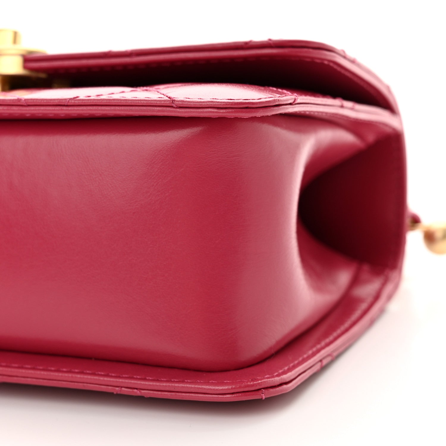 Chanel Calfskin Quilted Mini Perfect Fit Flap Dark Pink 10 of 11