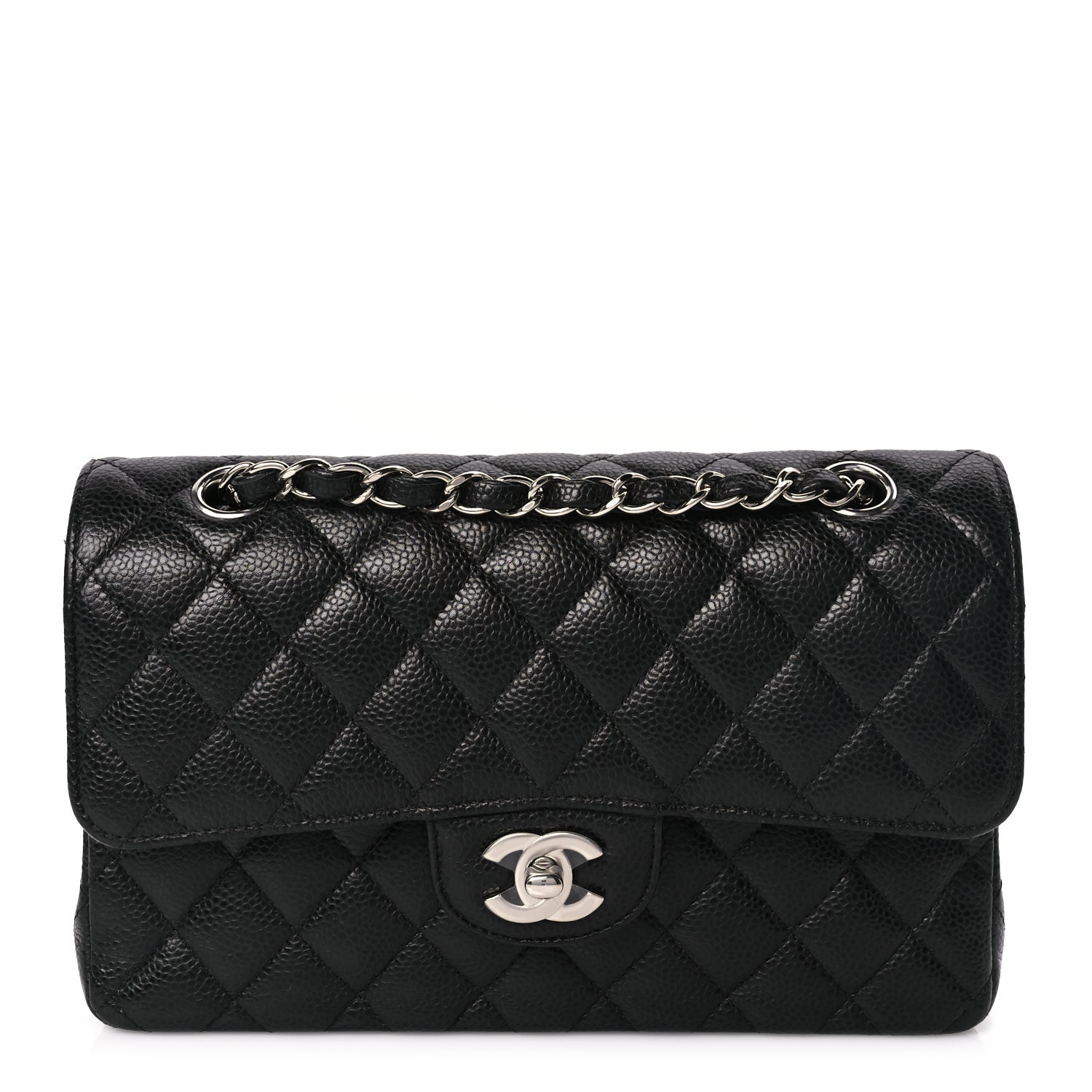 Chanel Caviar Quilted Small Double Flap Black 1 of 9