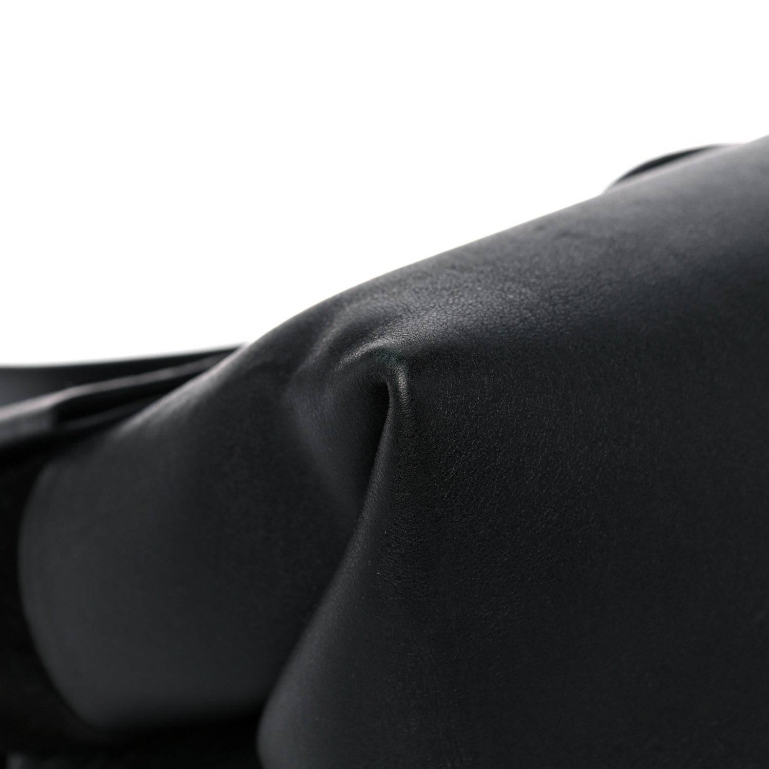 Celine Shrunken Lambskin All Soft Shoulder Bag Black 9 of 10