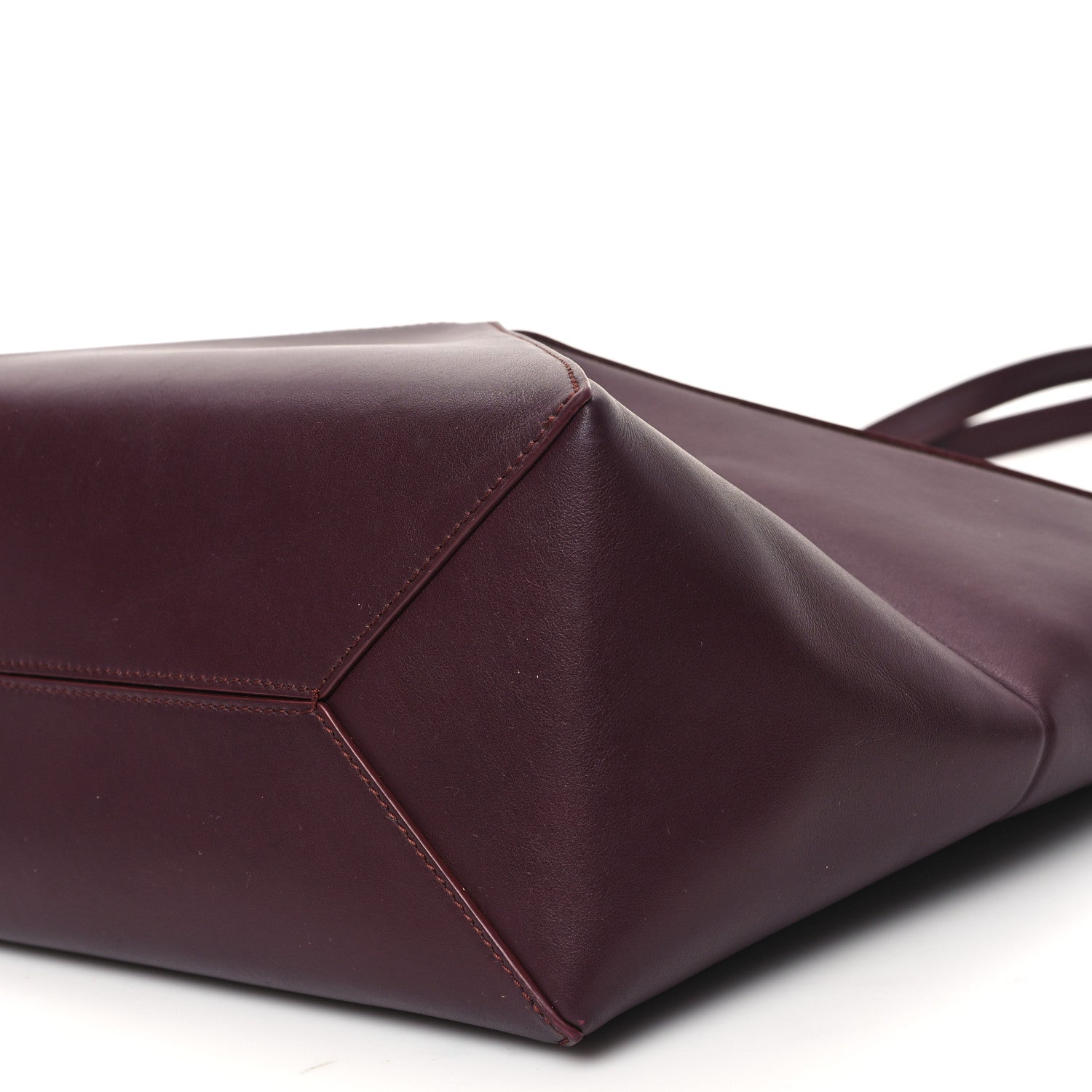 Loewe Shiny Calfskin Medium Puzzle Fold Tote Dark Burgundy 9 of 12