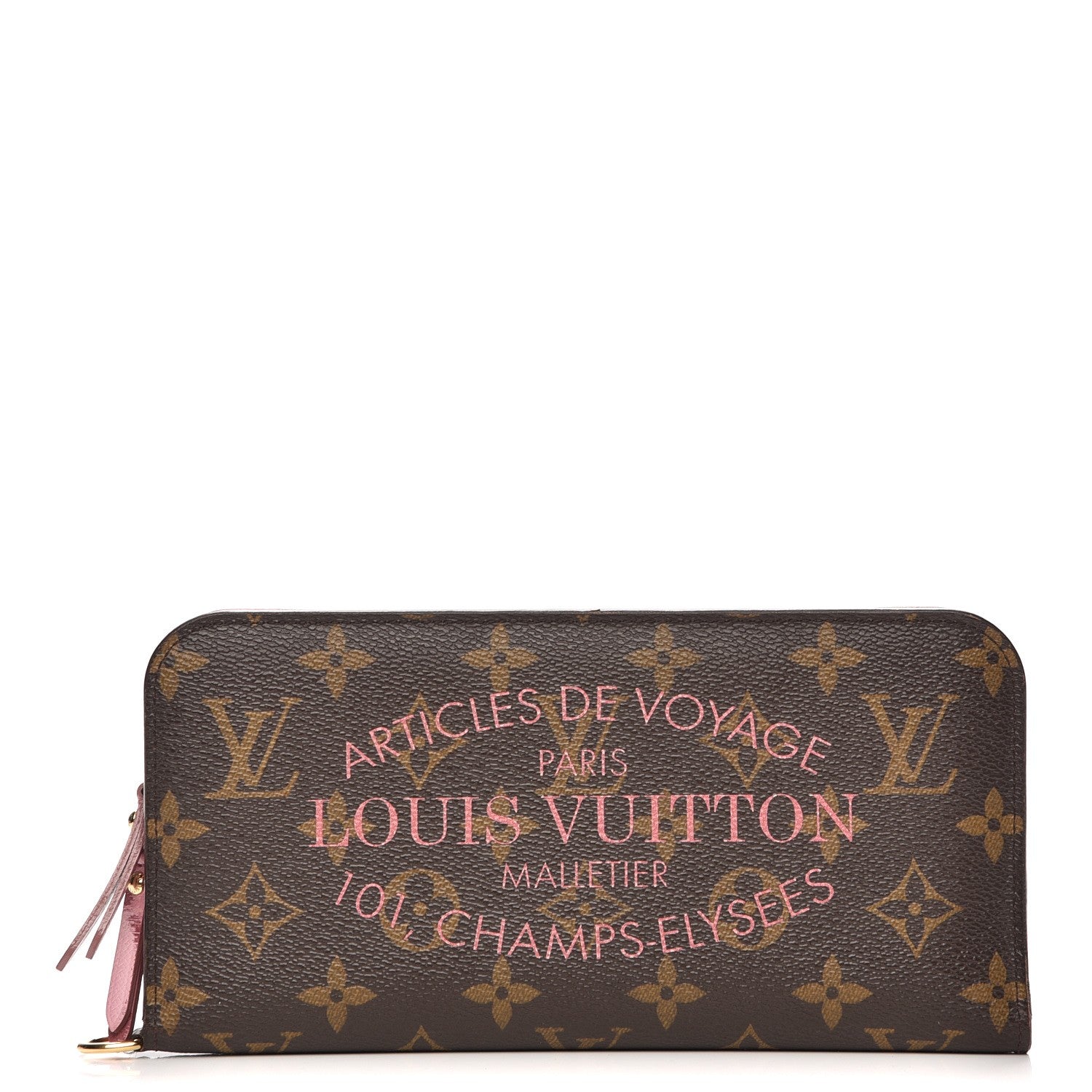 Louis Vuitton Monogram Articles de Voyage Ikat Insolite Wallet Rose Velours 1 of 6