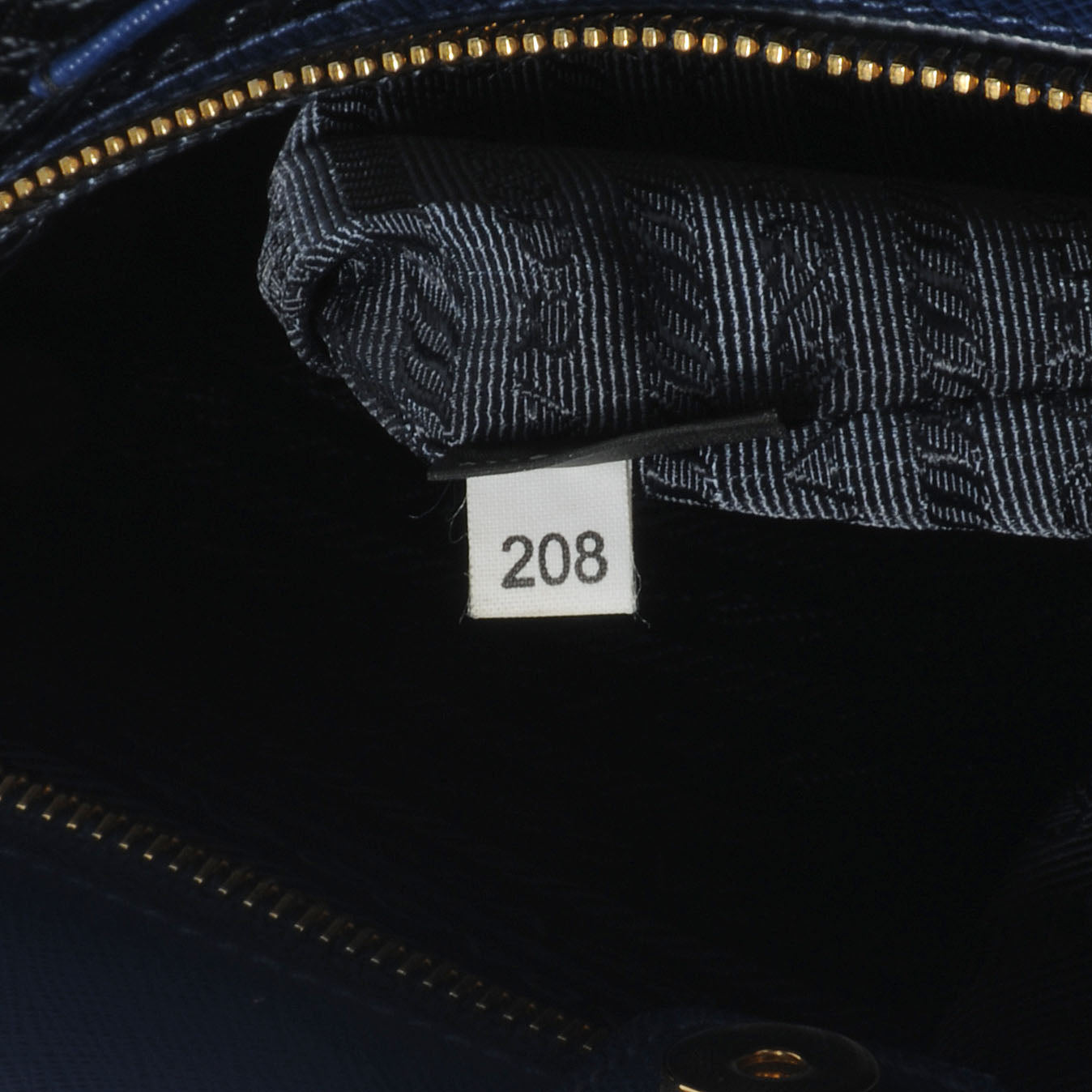 Prada Saffiano Lux Large Tote Bluette 8 of 9