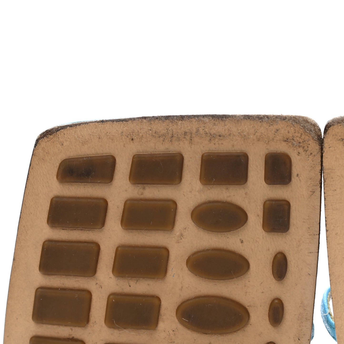 Lambskin Stretch Multi Strap 90mm Sandals 41 Sky Blue