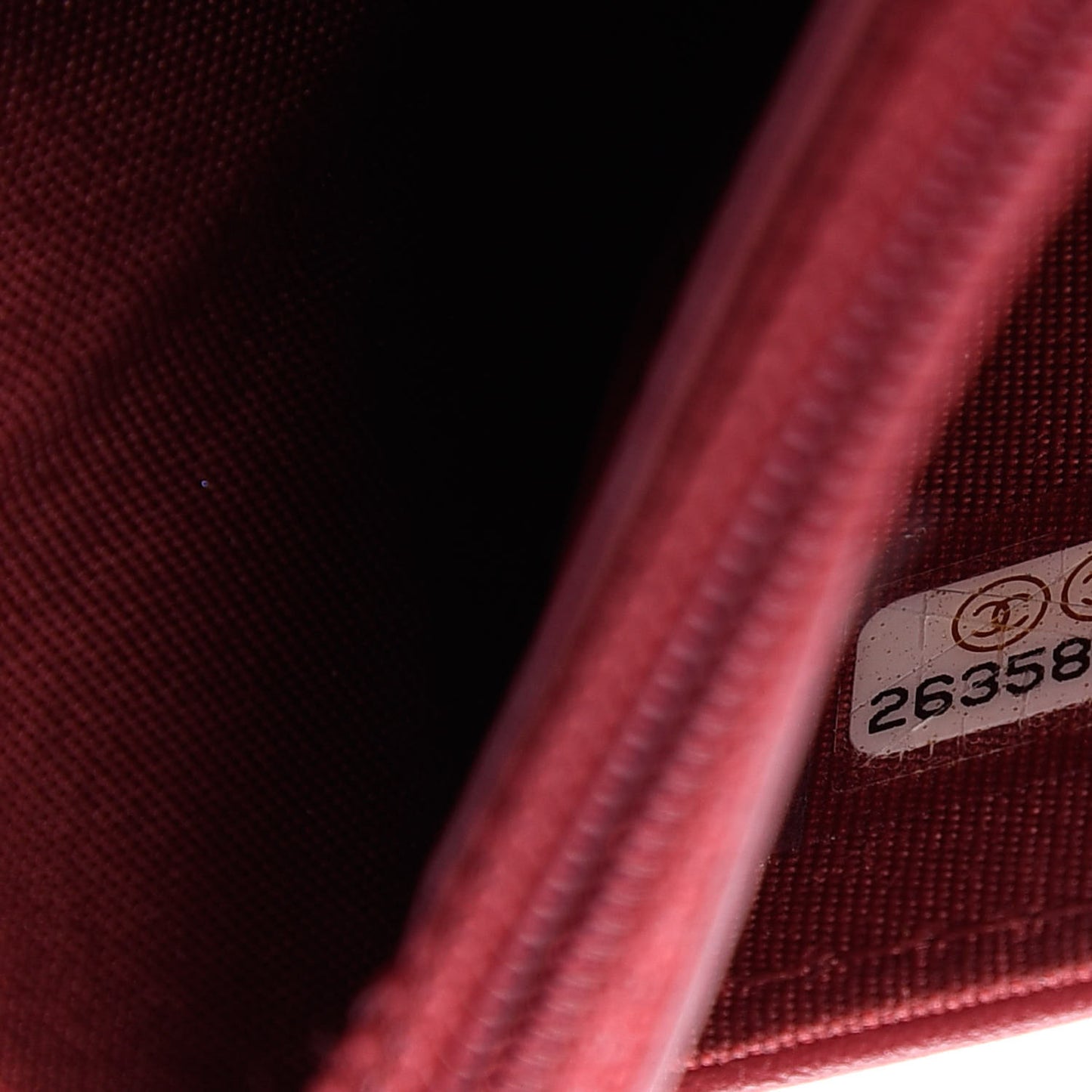 Caviar Quilted Boy Wallet On Chain WOC Red