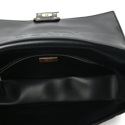 Fendi Nappa FF 1974 Embossed Baguette Black 5 of 8