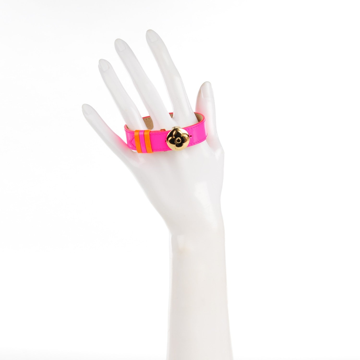 Louis Vuitton Vernis Fluo Wish Bracelet Pink 2 of 6