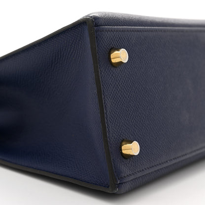 Hermes Epsom Kelly Sellier 25 Bleu Saphir 9 of 16