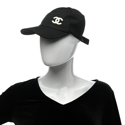 Chanel Cotton CC Cap Hat Black 2 of 8
