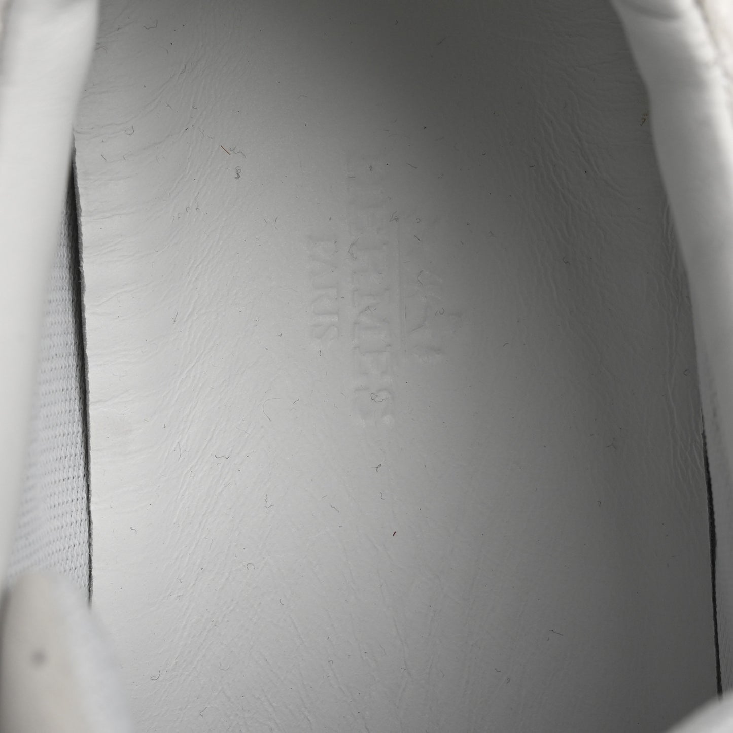 Air Mesh Suede Goatskin Bouncing Sneakers 39 White Black