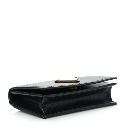 Prada Vitello Move Triangle Logo Card Holder Black 4 of 9