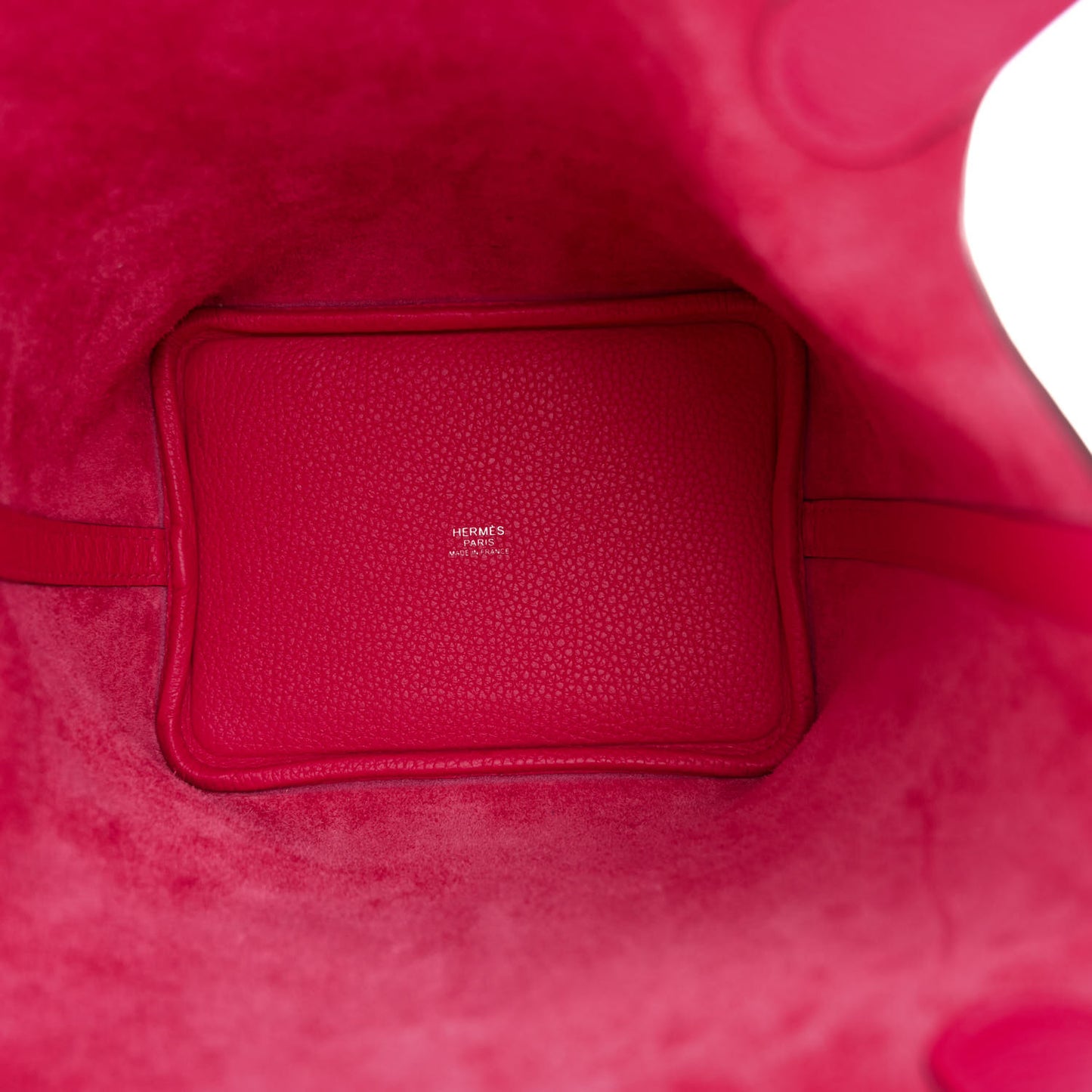 Taurillon Clemence Monochrome Picotin Lock 18 PM Rose Mexico