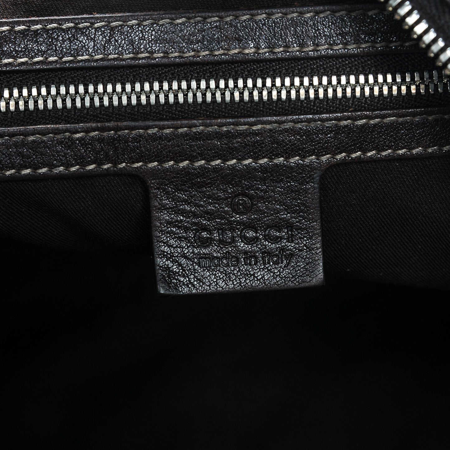 Monogram Web Studded Pelham Shoulder Bag Dark Brown