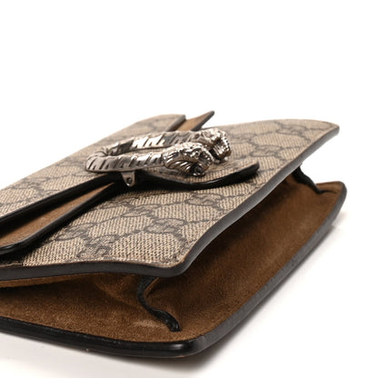 Gucci GG Supreme Monogram Super Mini Dionysus Shoulder Bag Taupe 7 of 8