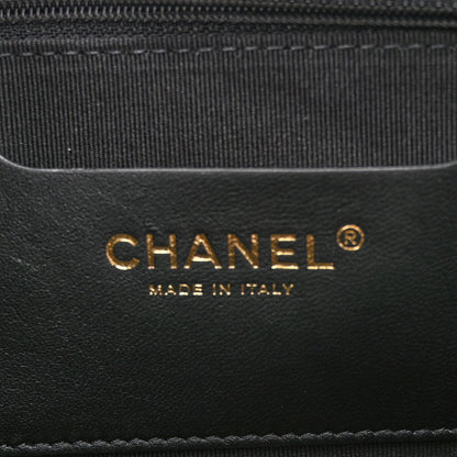 Chanel Patent Quilted Graphic Catch Flap Black 6 of 10