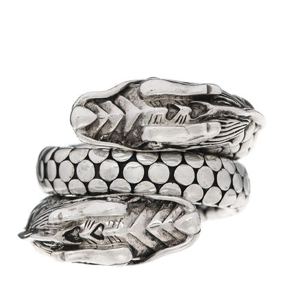 John Hardy Sterling Silver Legends Naga Dragon Coil Ring 56 7.5 1 of 6
