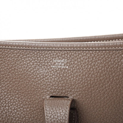 Hermes Taurillon Clemence Evelyne III GM Etoupe 6 of 12