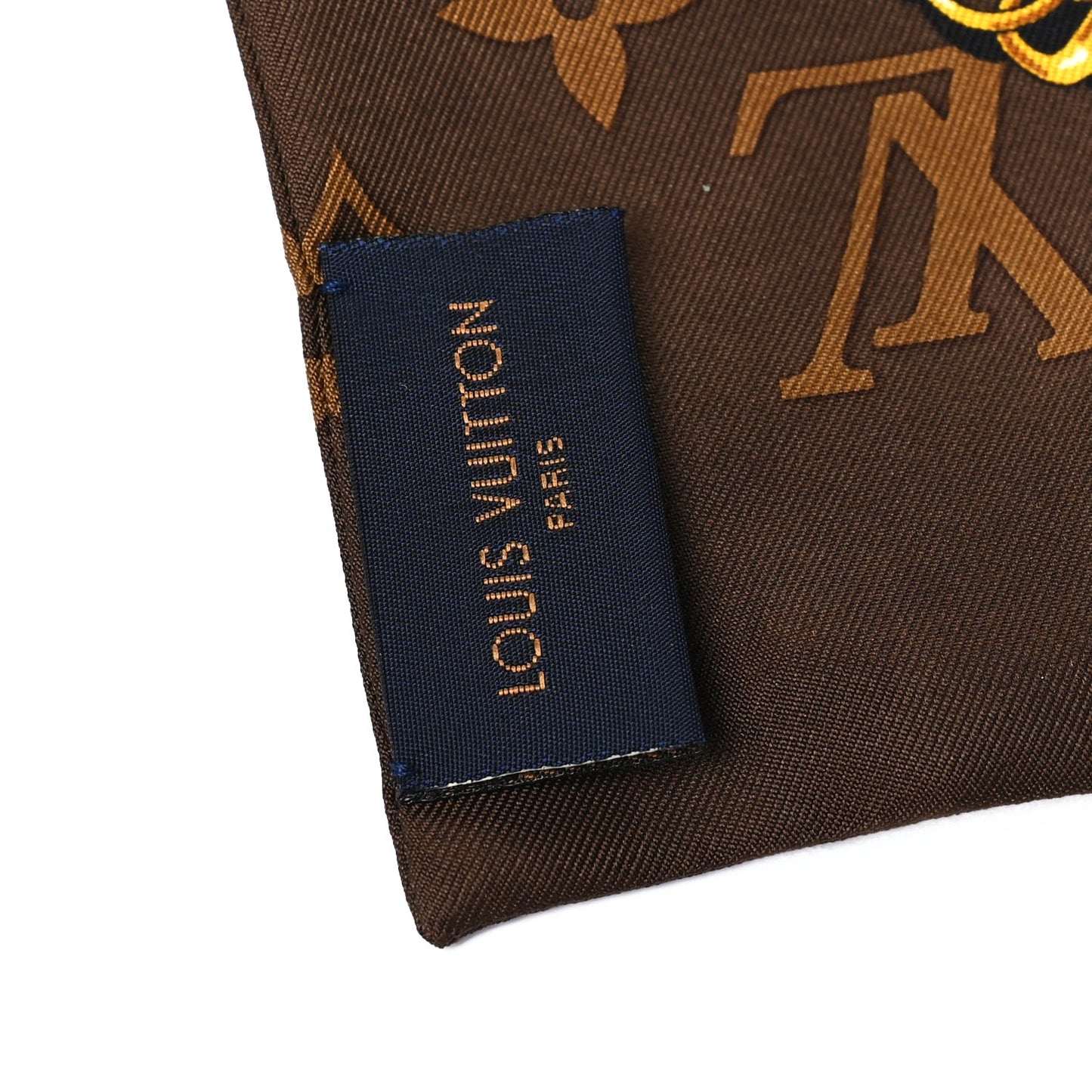 Silk Monogram Confidential Bandeau  Brown