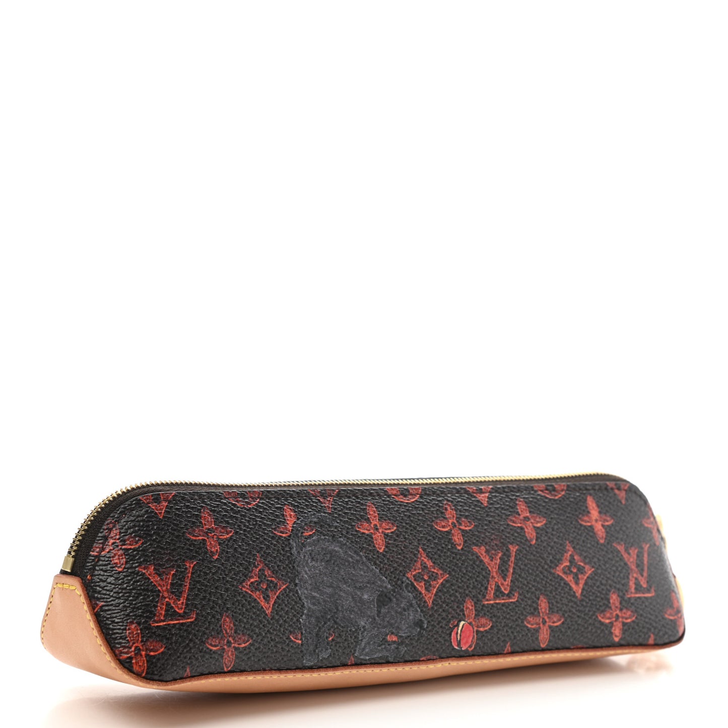 Catogram Elizabeth Pouch Orange Marron