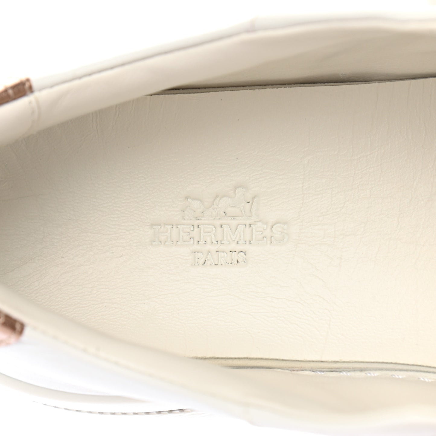 Calfskin Nappa Dare Sneakers 37 White Rose Dore