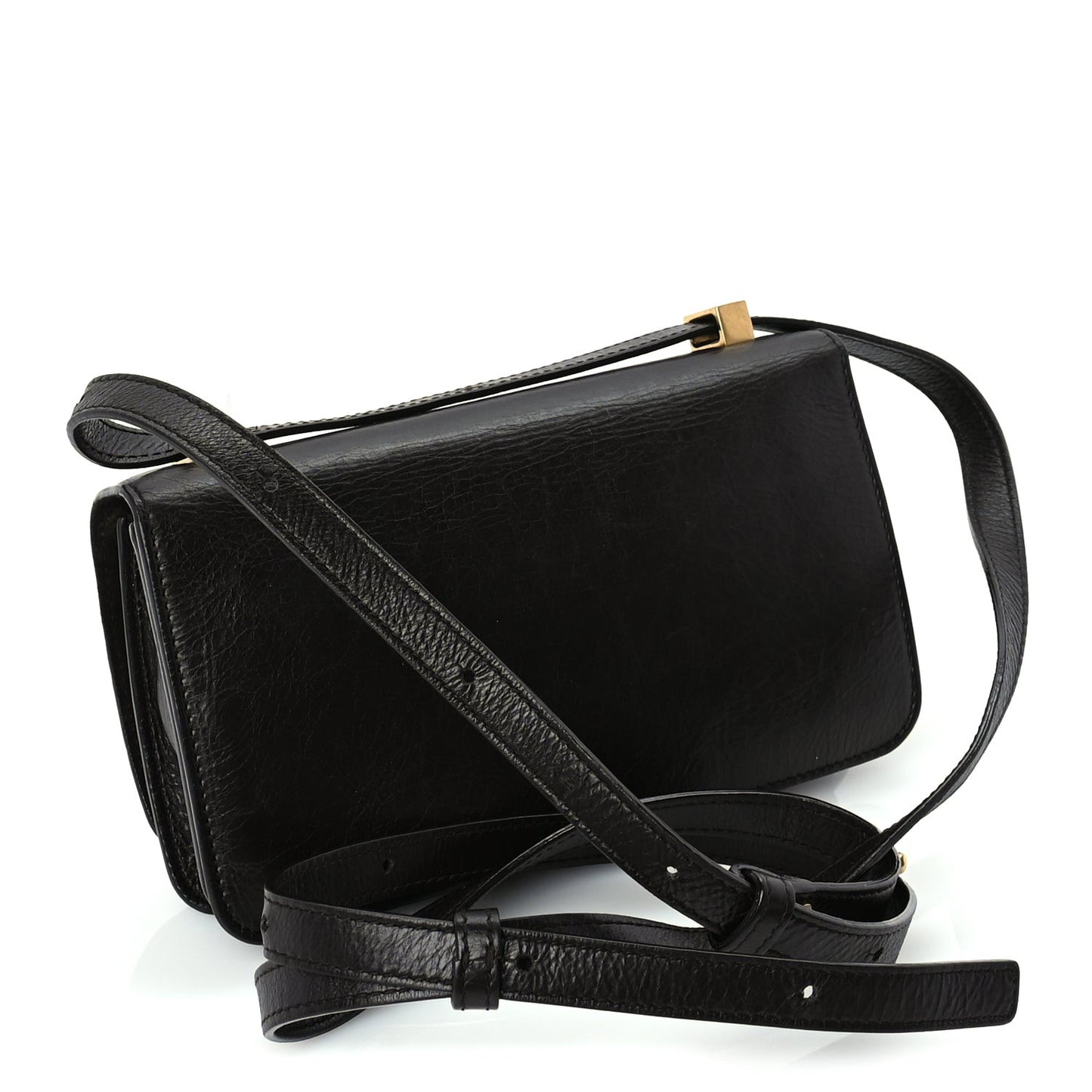 Spazzolato Calfskin Mini Classic BV Bag  Brown