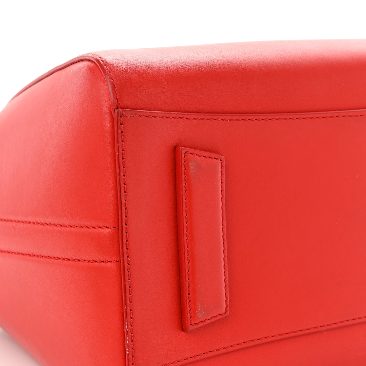Smooth Calfskin Small Bi-Color Antigona Red Black