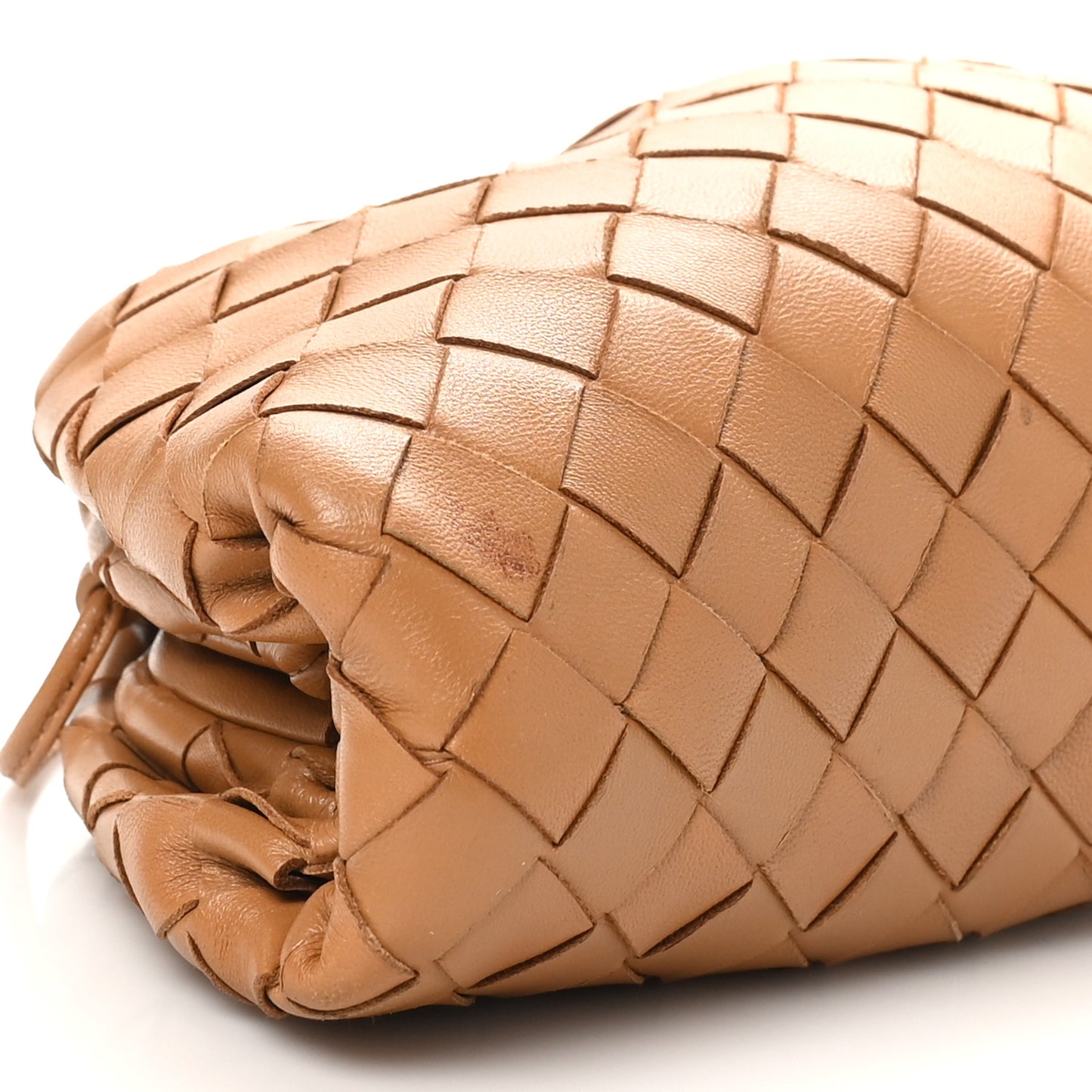 Nappa Intrecciato The Mini Pouch Carmel
