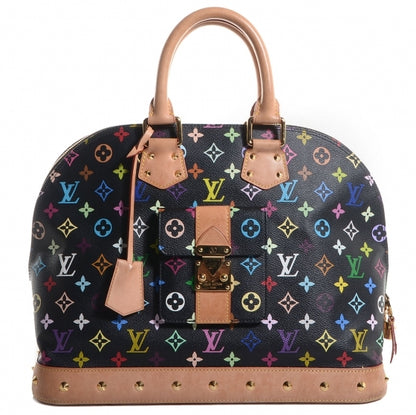 Louis Vuitton Monogram Multicolor Alma GM Black 1 of 7