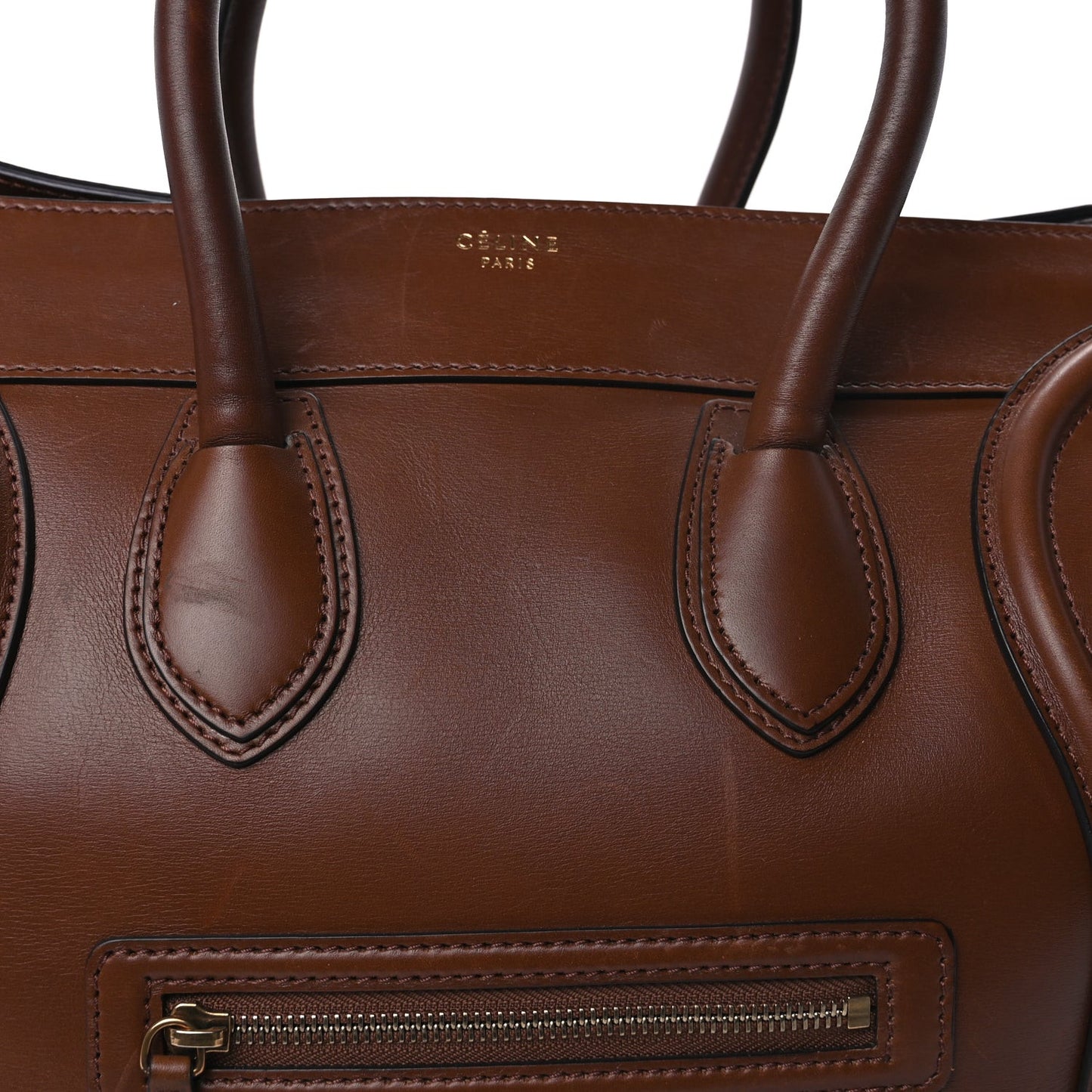 Smooth Calfskin Mini Luggage  Sienna