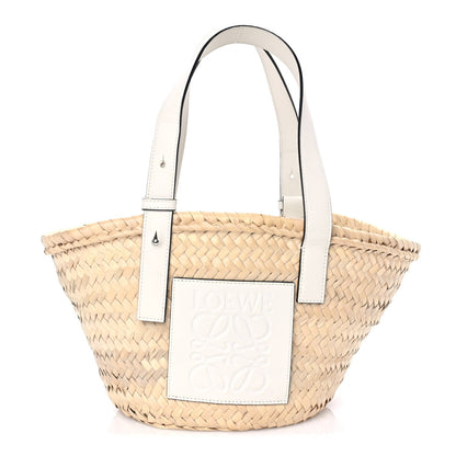 Tag Heuer Raffia Small Basket Tote Bag Natural White Natural White 1 of 8