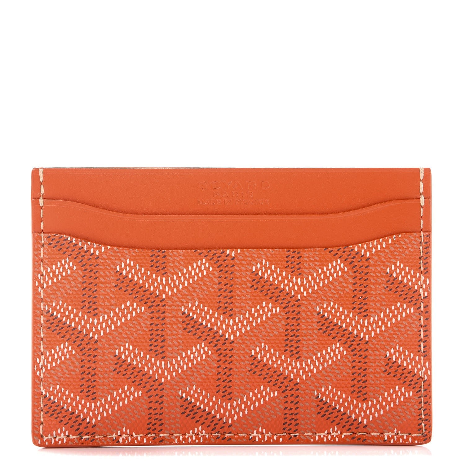 Goyard Goyardine Saint Sulpice Card Holder Orange 1 of 8