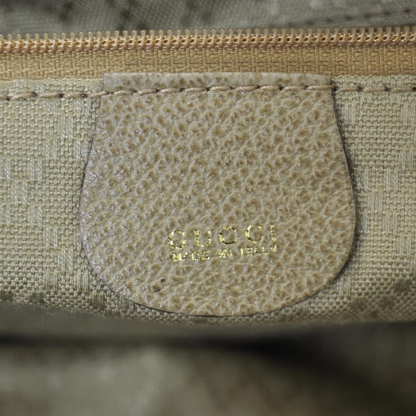 Suede Bamboo Handle Tote Beige