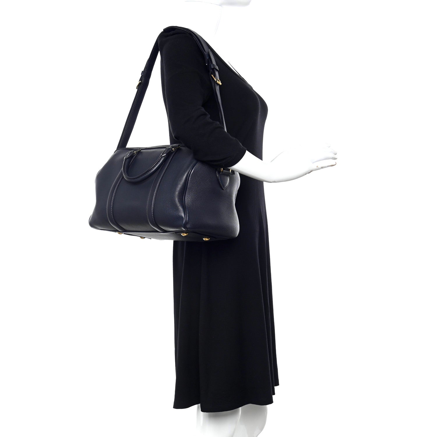 Louis Vuitton Veau Cachemire SC Bag PM Cobalt 2 of 15