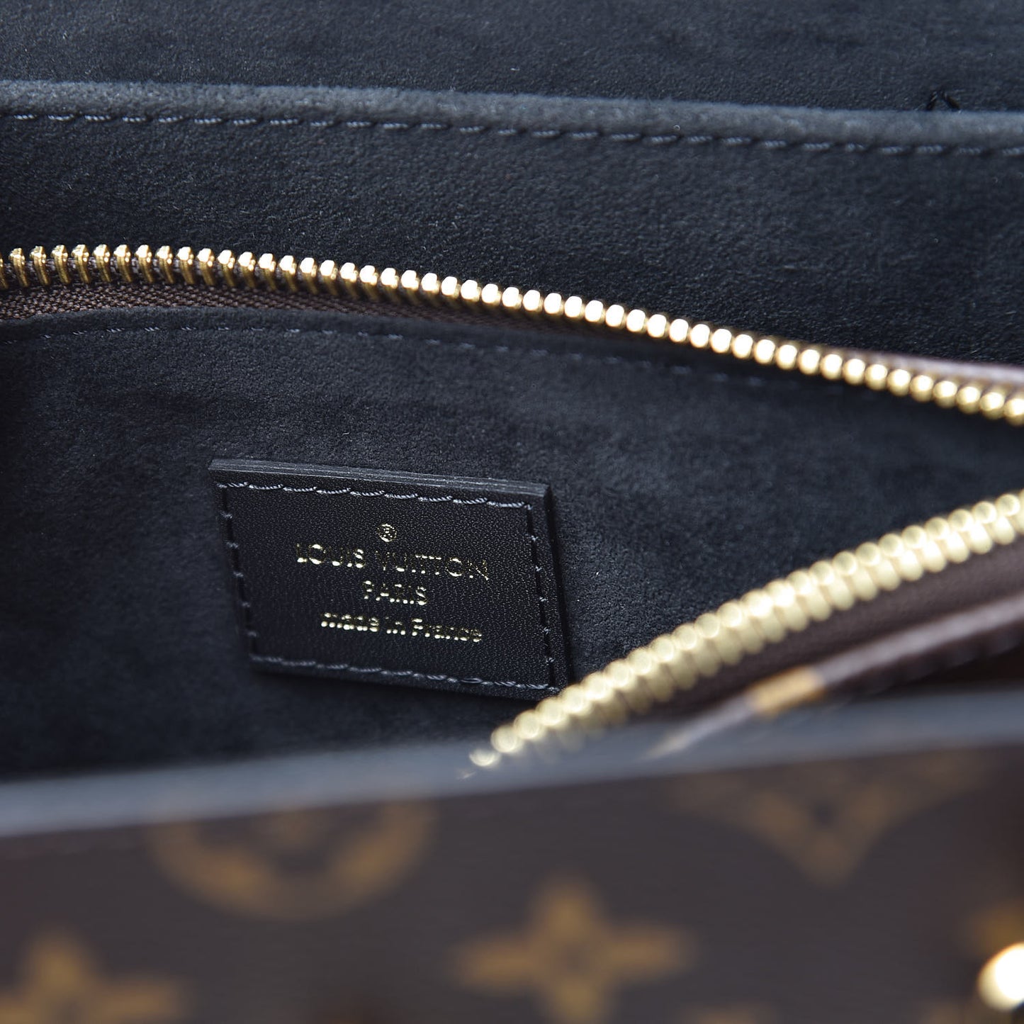 Monogram Flower Tote Black