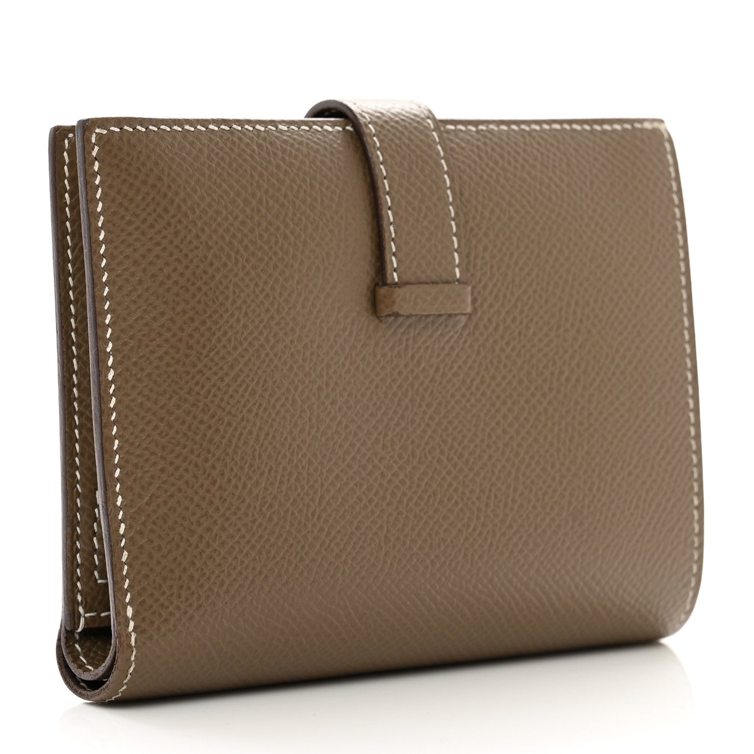 Hermes Epsom Bearn Compact Wallet Etoupe 3 of 10