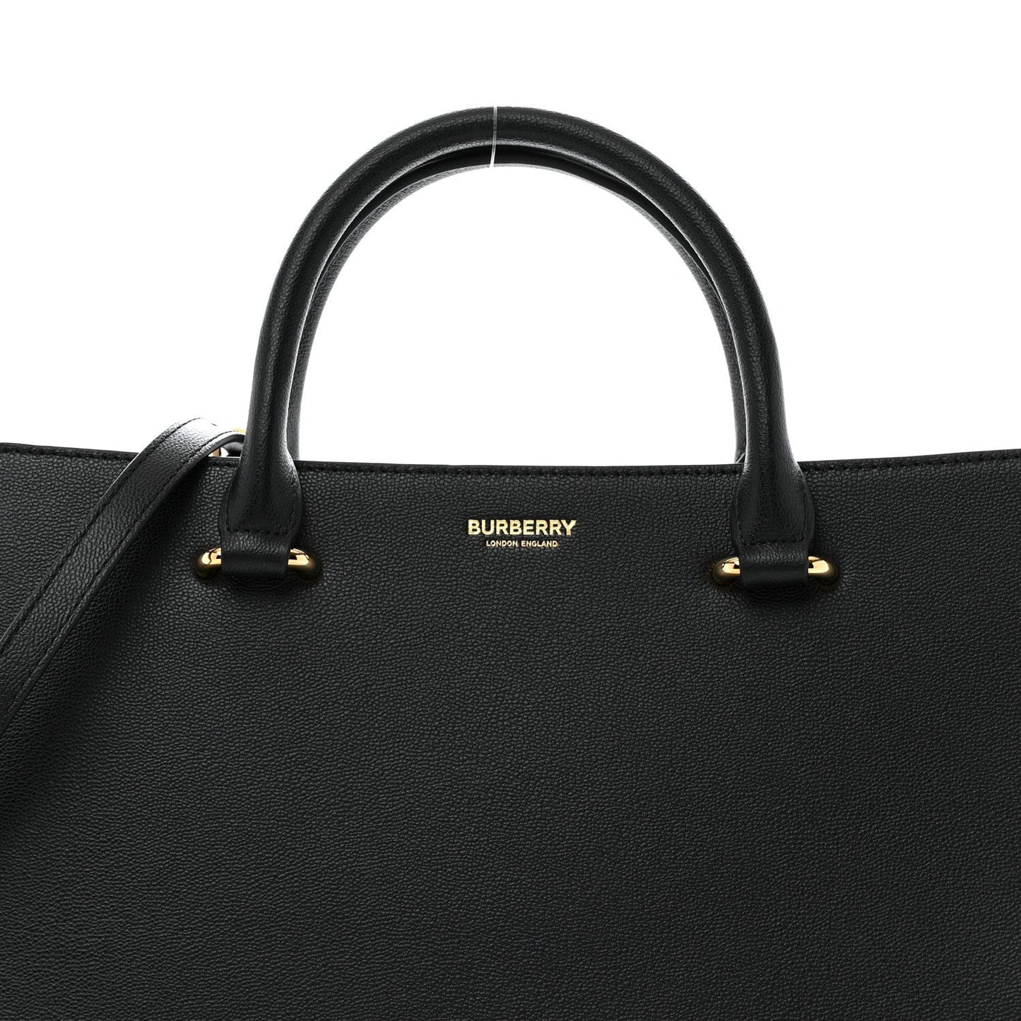 Calfskin Mega Check Small Banwell Tote Black