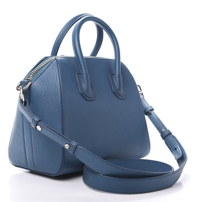 Givenchy Sugar Goatskin Mini Antigona Medium Blue 3 of 11