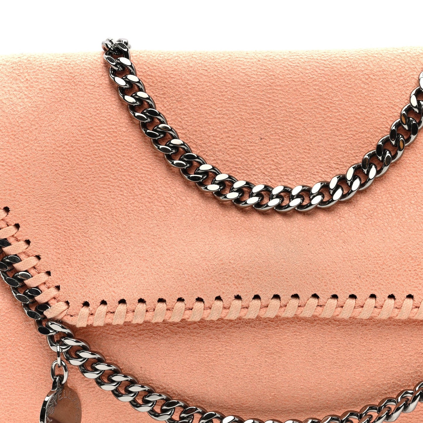 Shaggy Deer Mini Falabella Crossbody Bag Pink