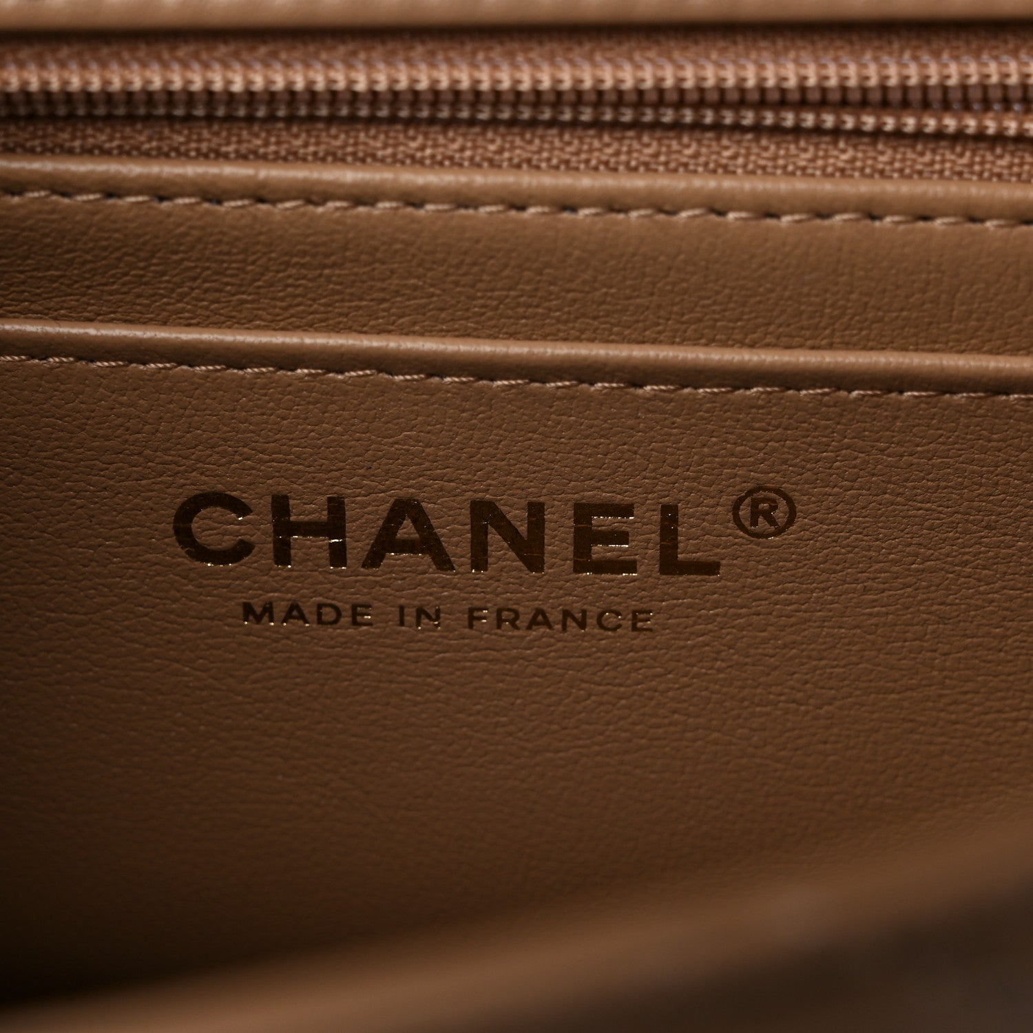 Chanel Lambskin Quilted Mini Metal Top Handle Rectangular Flap Beige 6 of 10